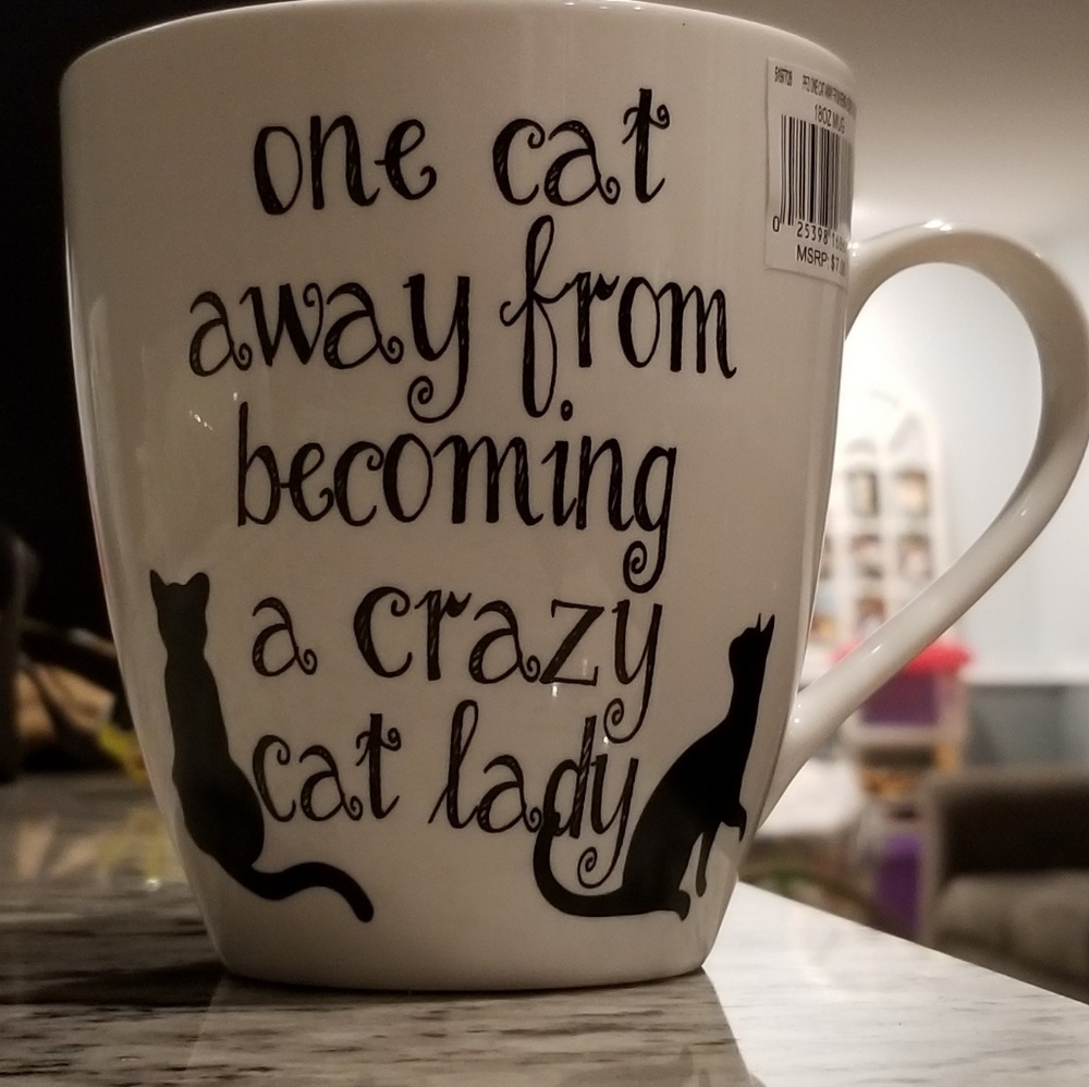 Crazy cat lady coffee mug